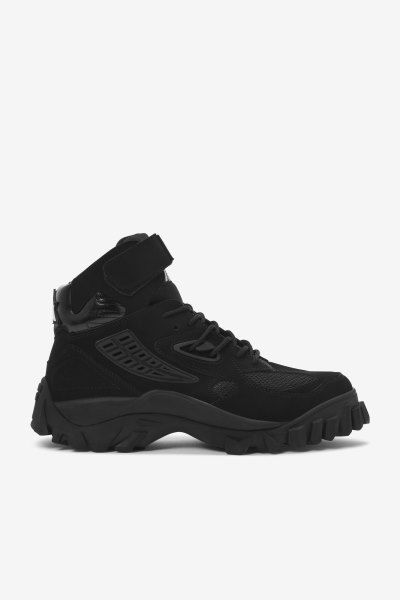 Férfi Fila Yak Boots Sportcipő Fekete Fekete Magyarország | HU-147662