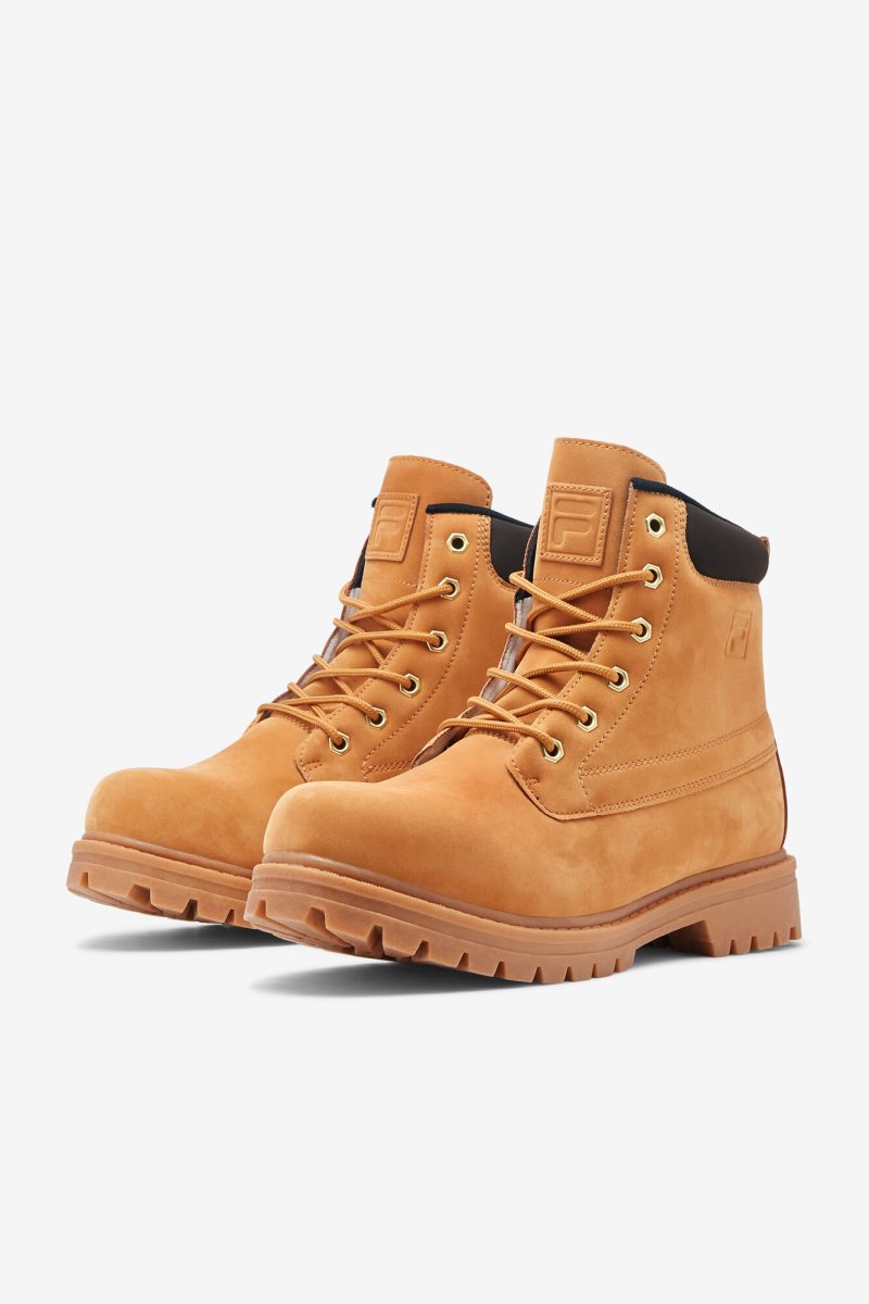 Férfi Fila Edgewater 12 FS Boot Cipő Barna Fekete Magyarország | HU-152713