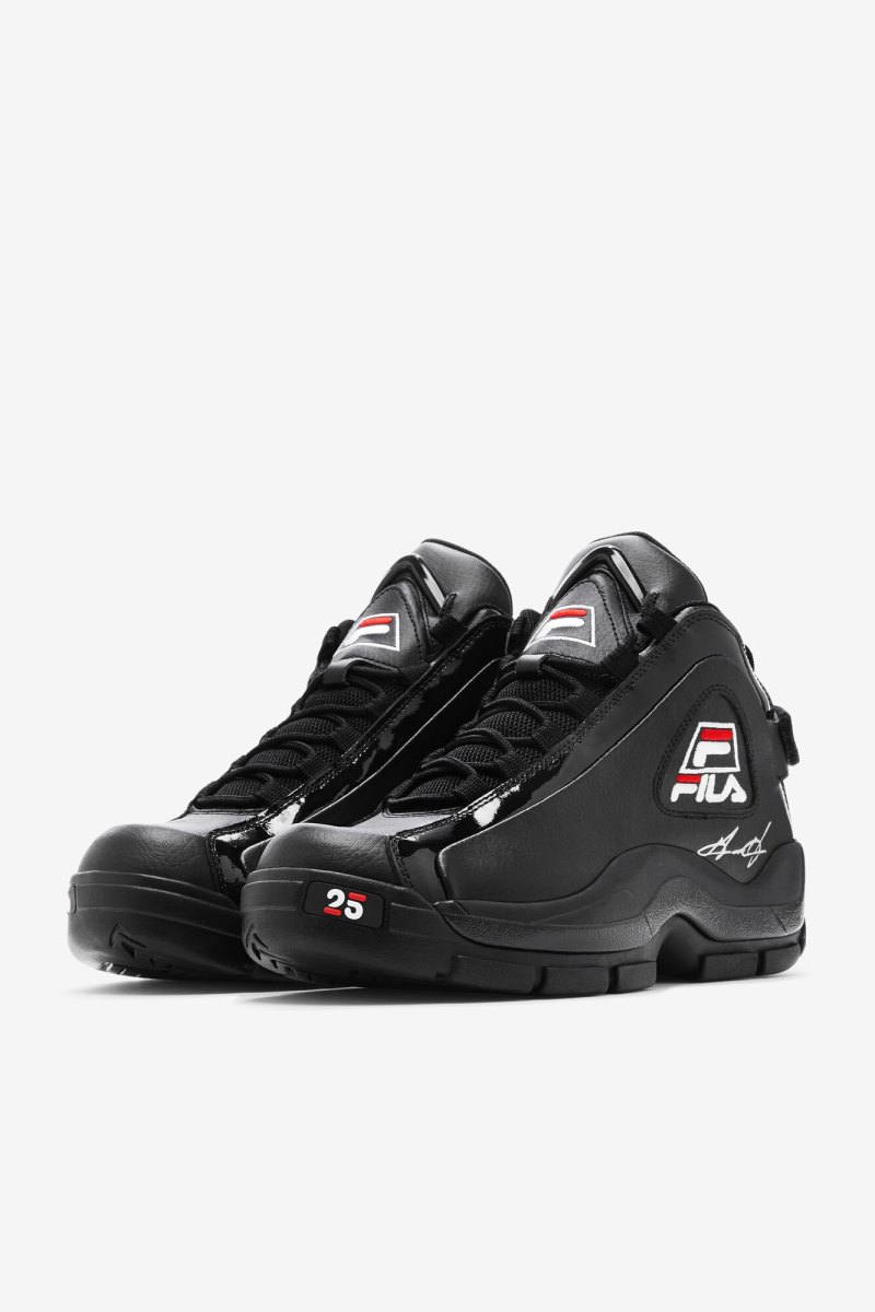 Férfi Fila Grant Hill 2 25th Anniversary Edition Sportcipő Fekete Fehér Piros Magyarország | HU-150882