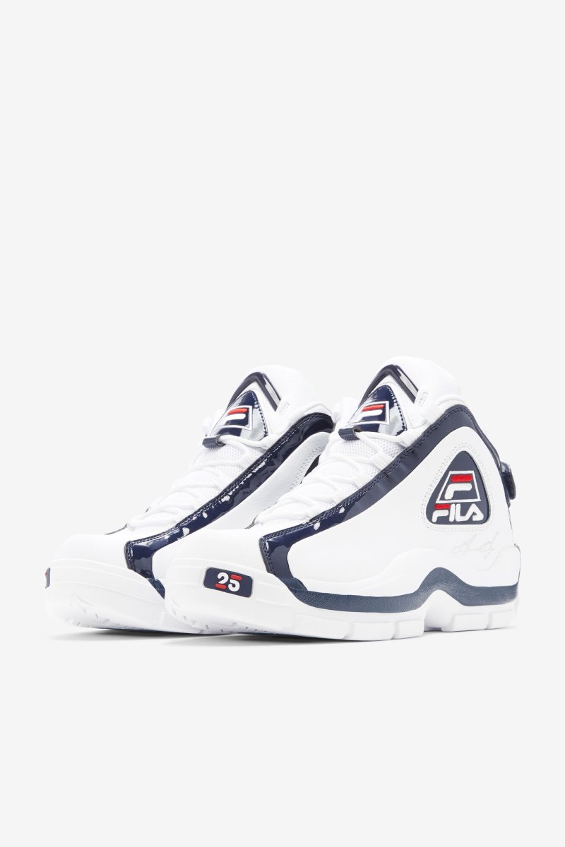 Férfi Fila Grant Hill 2 25th Anniversary Edition Sportcipő Fehér Sötétkék Piros Magyarország | HU-170363