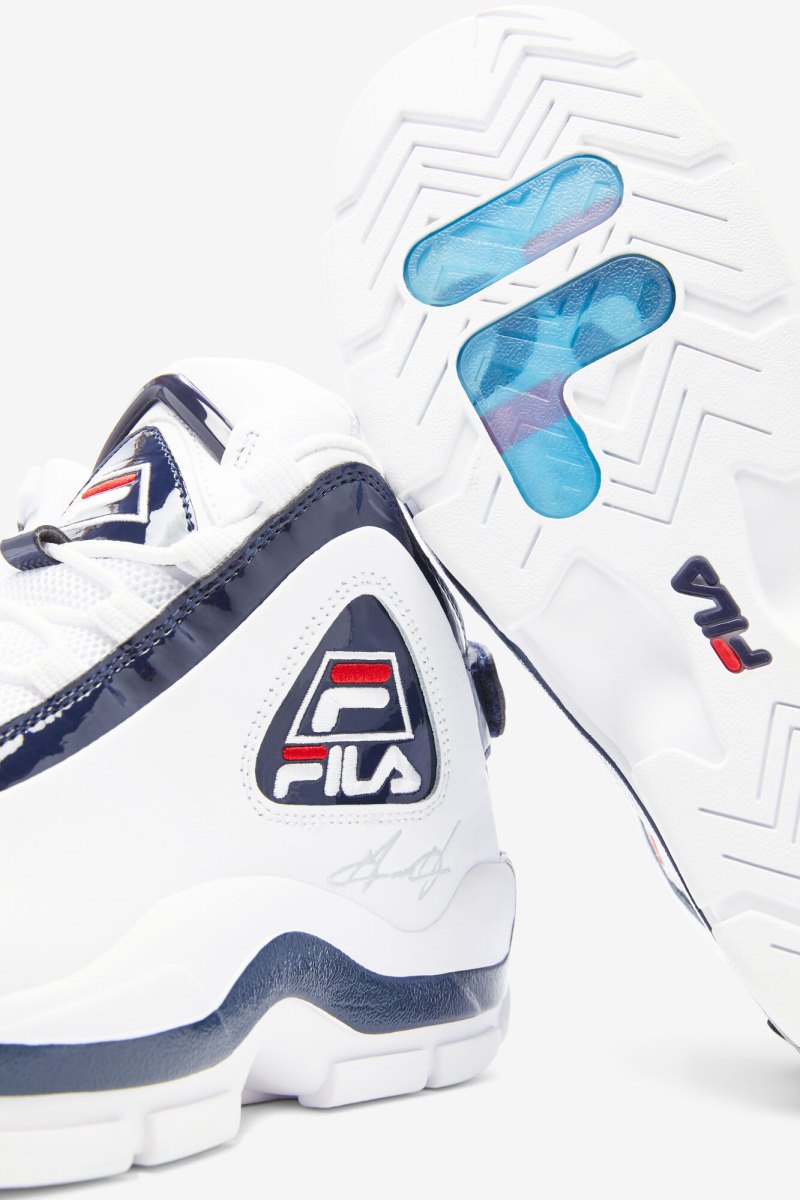 Férfi Fila Grant Hill 2 25th Anniversary Edition Sportcipő Fehér Sötétkék Piros Magyarország | HU-170363