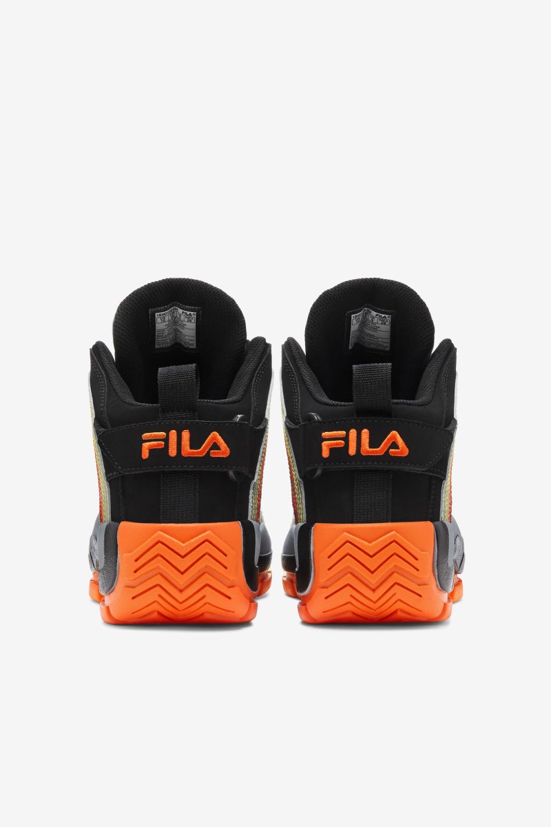 Férfi Fila Grant Hill 2 Stitch Cipő Szürke Fekete Piros Narancssárga Magyarország | HU-176797