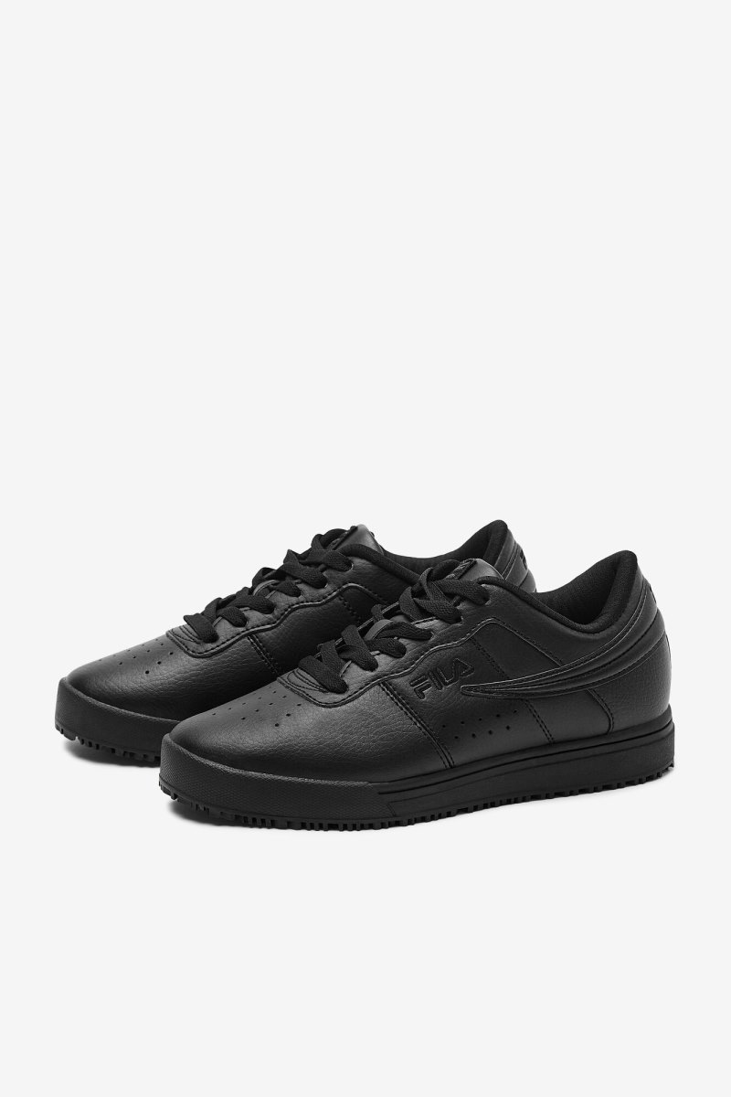 Férfi Fila Vulc 13 Low Slip Resistant Munkacipő Fekete Fekete Fekete Magyarország | HU-178365