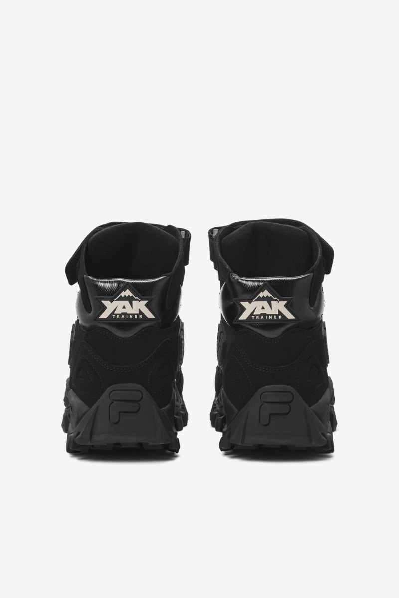 Férfi Fila Yak Boots Sportcipő Fekete Fekete Magyarország | HU-147662