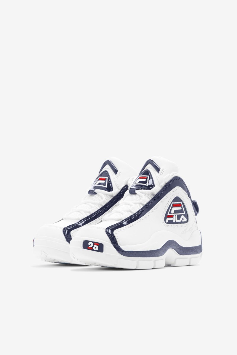 Gyerek Fila Big Kids' Grant Hill 2 25th Anniversary Edition Sportcipő Fehér Sötétkék Piros Magyarország | HU-182307