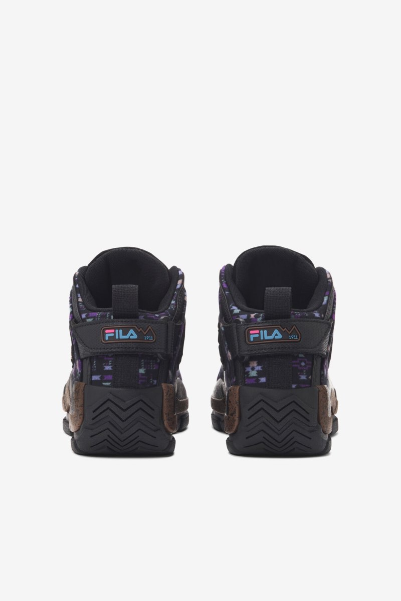 Gyerek Fila Big Kids' Grant Hill 2 Outdoor Sportcipő Fekete Barna Lila Magyarország | HU-188239