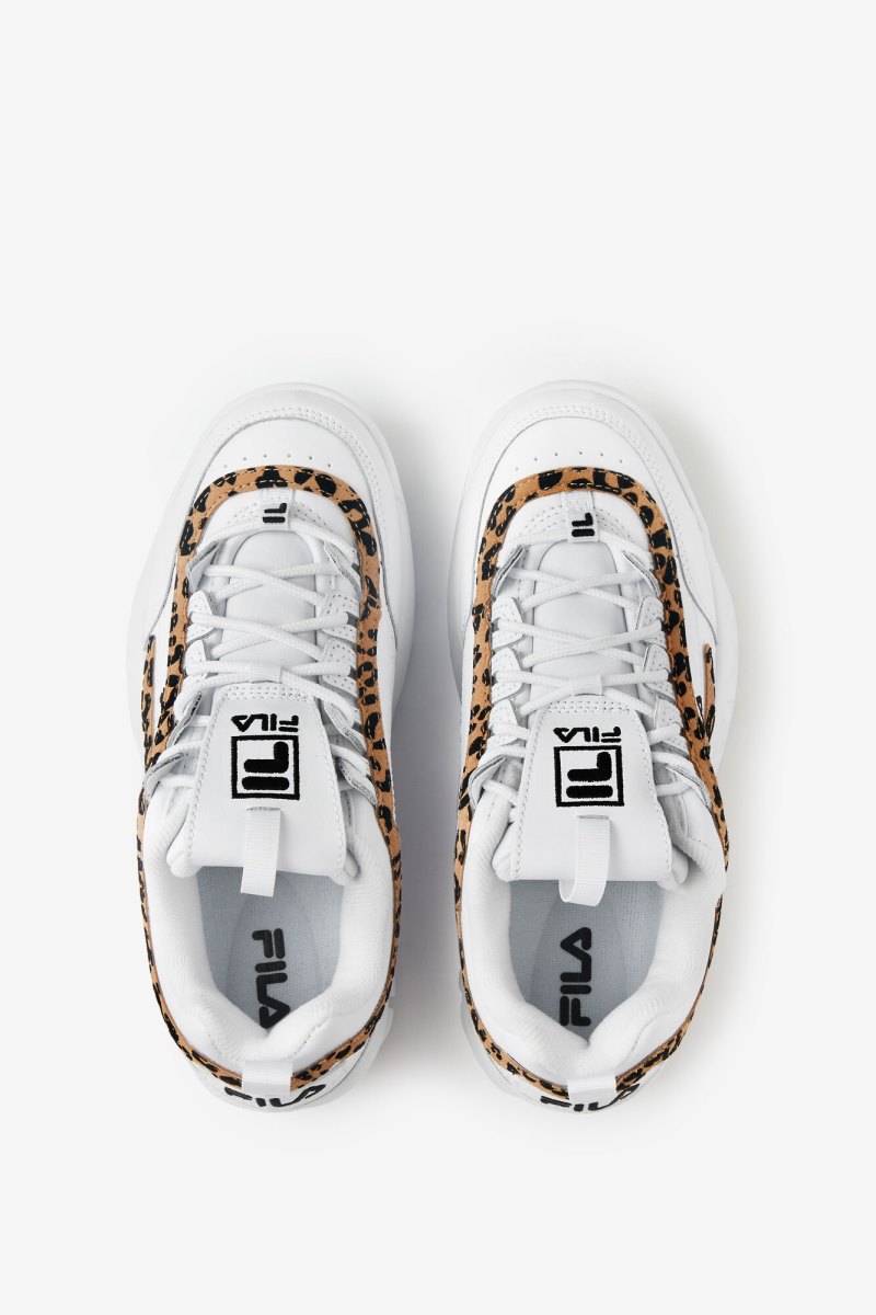 Női Fila Disruptor 2 Leopard Cipő Fehér Fekete Fehér Magyarország | HU-183189