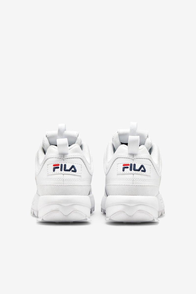 Női Fila Disruptor 2 Premium Sportcipő Fehér Sötétkék Piros Magyarország | HU-153551