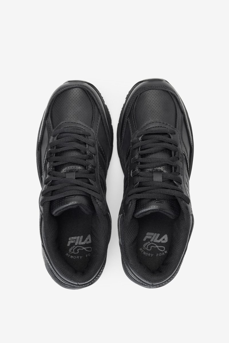 Női Fila Memory Flux Slip Resistant Shoe Munkacipő Fekete Fekete Fekete Magyarország | HU-171789