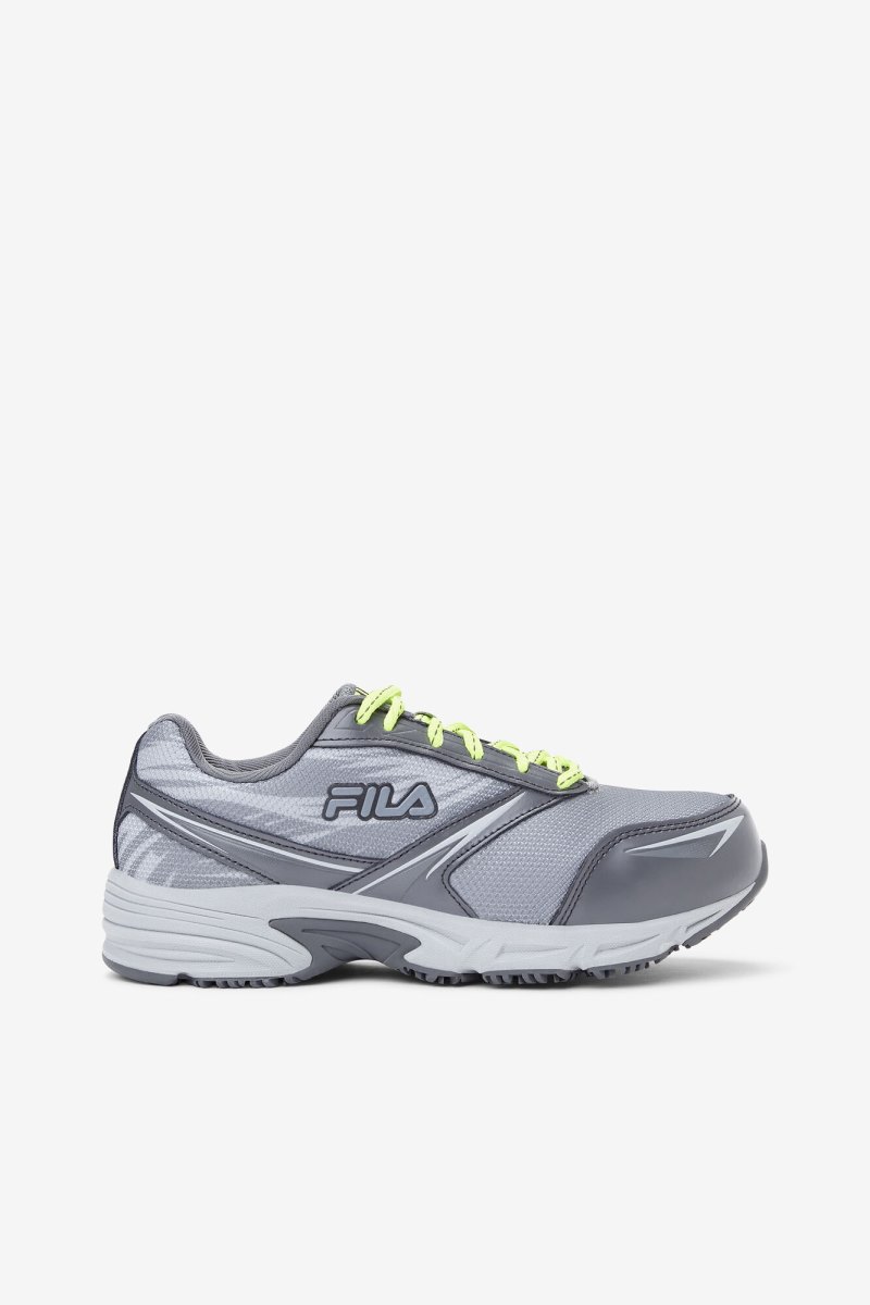 Női Fila Memory Meira 2 Slip Resistant Composite Toe Shoe Munkacipő Szürke Sárga Zöld Magyarország | HU-175641