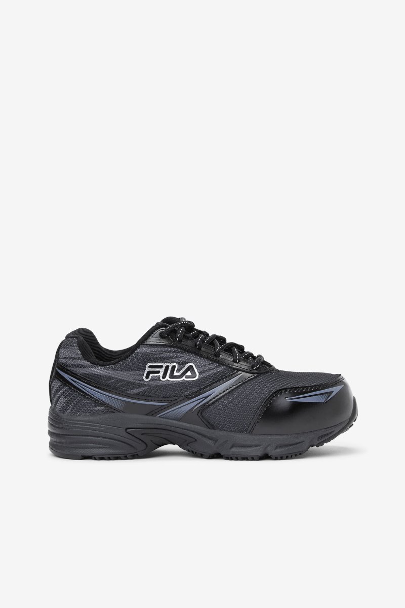 Női Fila Memory Meira 2 Slip Resistant Composite Toe Shoe Munkacipő Fekete Magyarország | HU-177429