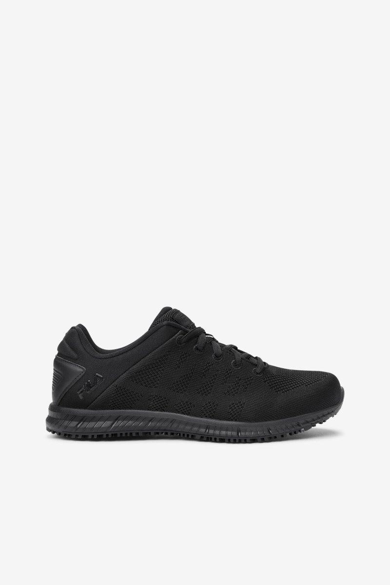 Női Fila Memory Techknit Slip And Vizi Resistant Shoe Munkacipő Fekete Magyarország | HU-134069