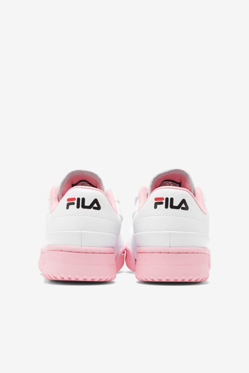 Női Fila Original Tenisz Lux X Barneys Sportcipő Fehér Korall Fekete Magyarország | HU-178957