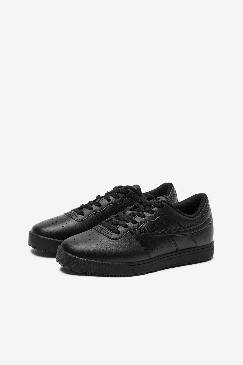 Női Fila Vulc 13 Low Slip Resistant Shoe Munkacipő Fekete Fekete Fekete Magyarország | HU-148262